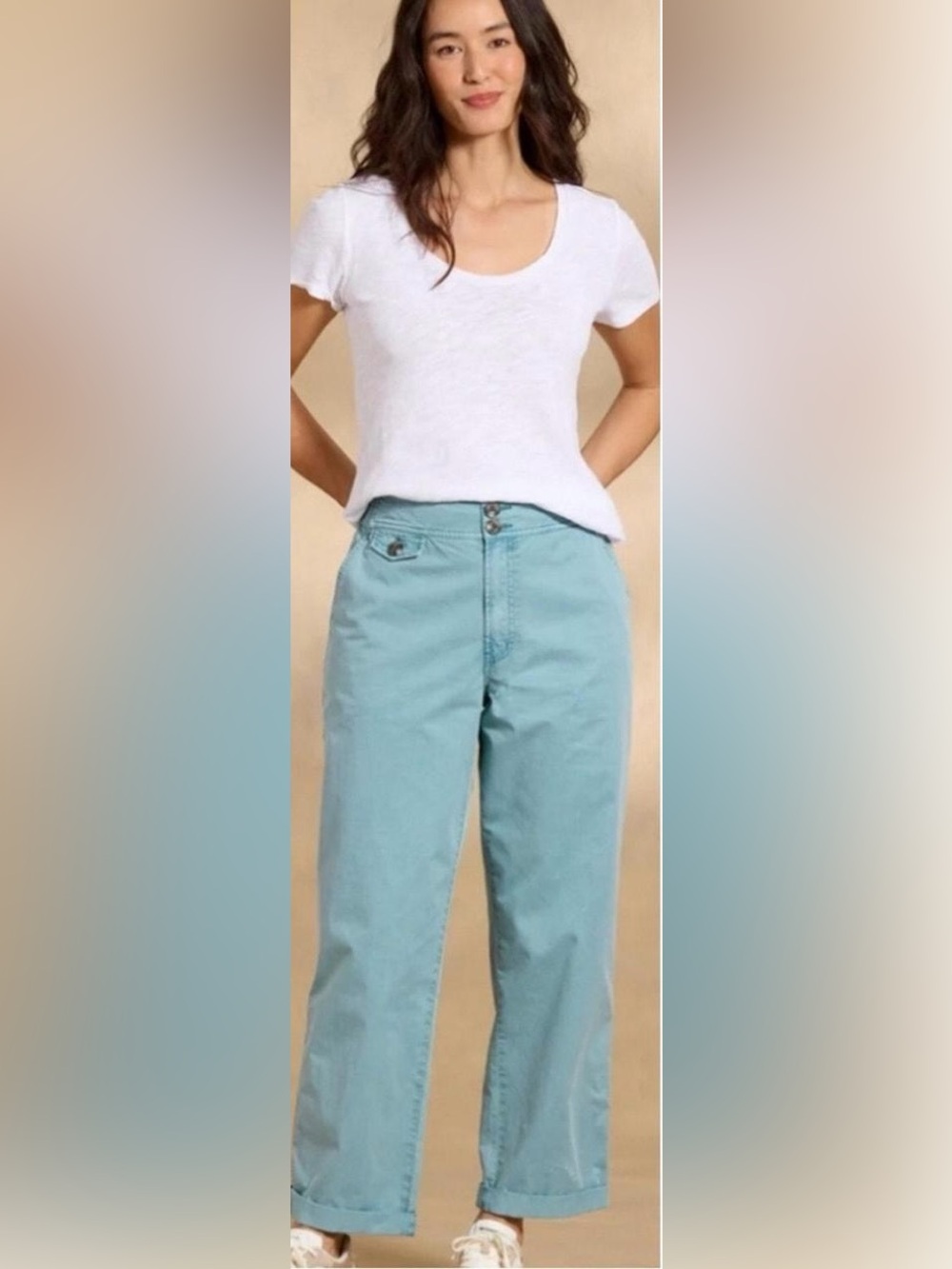 NWT Sundance Women's Blue Trousers Size 4